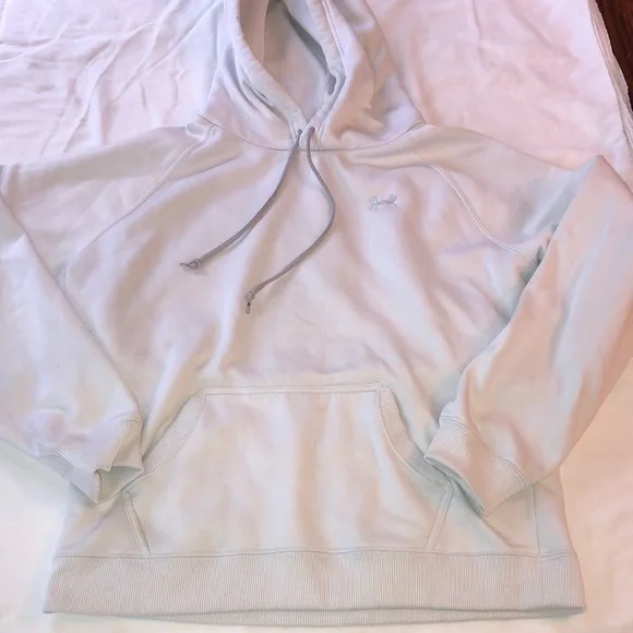 Under Armour Tops White Under Armor Hoodie Poshmark